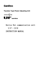 DeviceNet communication unit <single-phase/three-phase> Instruction manual