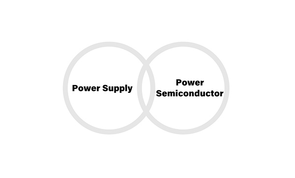 Large-capacity power module, small-capacity power discrete